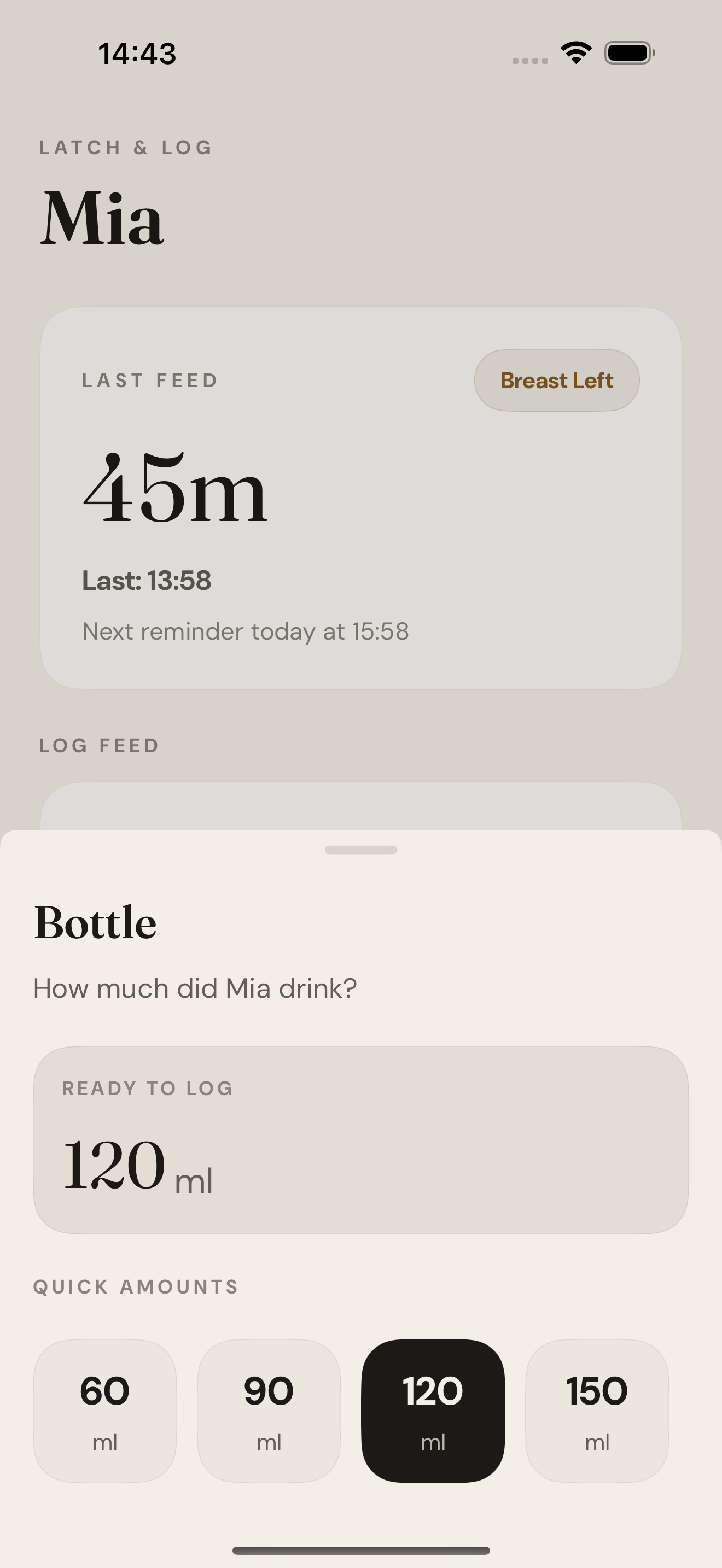 Latch & Log timeline